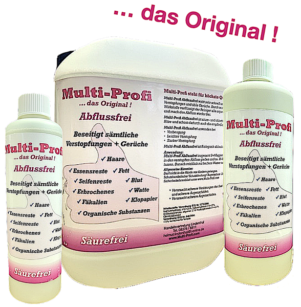 Multi-Profi Abflussfrei